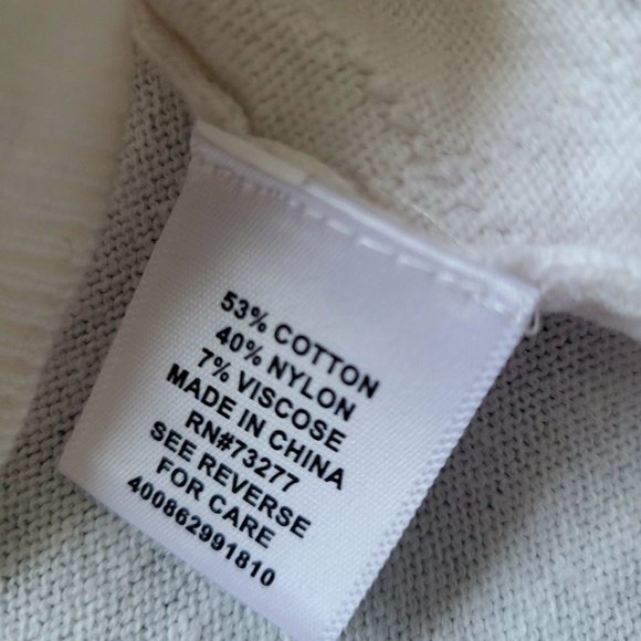 Elle Women's Embellished Diamond Stitch Sweater Soft Cotton Blend, Medium, - Picture 8 of 12